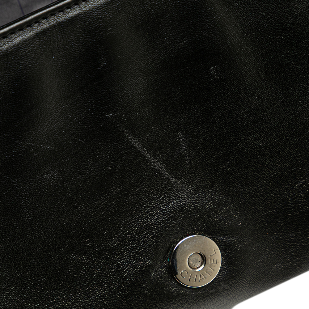 Pre-Loved Chanel CC Studded Lambskin East West Flap - Picture 8 of 12